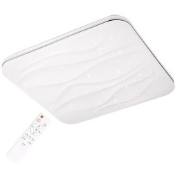 Plafon LED DESERT 43 cm kwadrat sterowany pilotem