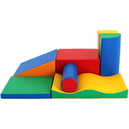 Klocki piankowe duże IGLU Soft Play Discoverer wielokolorowy