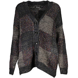 CZARNY KARDIGAN DESIGUAL DAMSKI