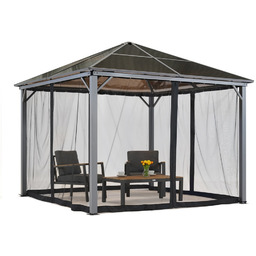 Altana ogrodowa Milos 3x3m z moskitierą Garden Point