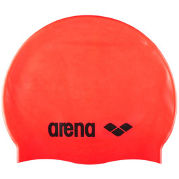 Czepek do pływania arena classic silicone cap pomarańczowy