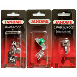 Zestaw 3 stopek Janome nr. 1 chwytacz wahadłowy