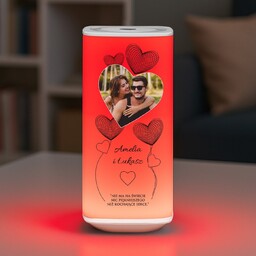 Lampka nocna LED z nadrukiem dla niej niego