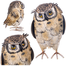 Figura ogrodowa Esson sowa stalowa 22 cm