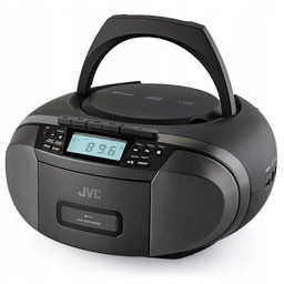 Radioodtwarzacz Jvc RC-E444B czarny z Usb, kasetami