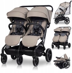 Wózek Dziecięcy Spacerowy 0-22kg Wózek Blizniaczy Rok Po