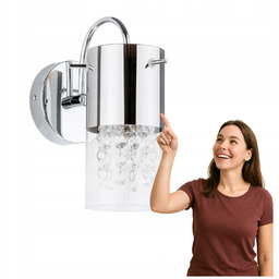 Kinkiet Glamour Marqu Chrom Przezroczysty E14 Italux