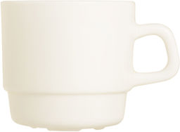 Arcoroc Filiżanka sztaplowana do espresso kremowa 90 ml,