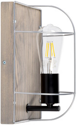 Lampa ścienna/sufitowa Netuno 1xE27 Max.15W LED Witrażowa Sosna