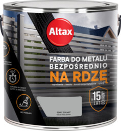 Farba do metalu ALTAX 2,5 l szary półmat