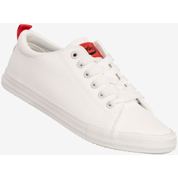 Sneakersy Damskie Tenisówki Ekoskóra Buty Półbuty Białe ShoSho