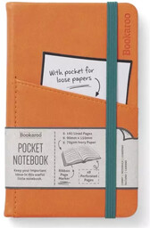 Bookaroo Notatnik Journal Pocket A6 - Pomrańczowy -