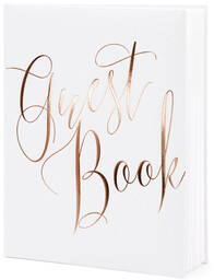 Księga Gości Guest Book, 20X24,5 cm, Biały