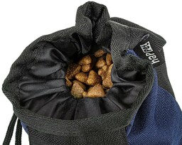 Saszetka 2w1 przysmaki worki na odchody niebieska