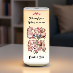 Lampka nocna LED z nadrukiem dla babci