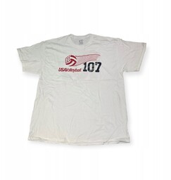 Koszulka męska biała Port Company Volleyball XL
