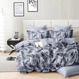 Pościel Satynowa Dwustronna Piórka 513 200x220 4 części