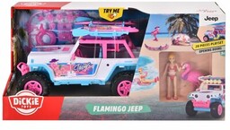 SIMBA Samochód Play life Pink Drivez Flamingo Jeep