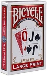 Karty Bicycle Rider Back Bridge Size Large Print