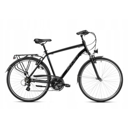 Rower trekkingowy męski Romet Wagant 28 M(19") czarno-niebieski