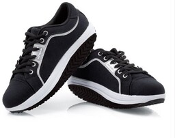 Trampki z kołyskową podeszwą Fit Walk czarne 40