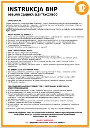 Instrukcja BHP Obsługi Czajnika Elektrycznego