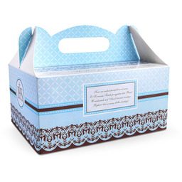 Ozdobne pudełka na ciasto komunijne, 10 sztuk