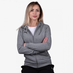 Bluza Damska Dresowa Puma Rozpinana z kapturem Szara