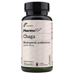PHARMOVIT Chaga ekstrakt 400mg, 90 kaps.