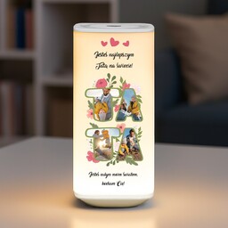 Lampka nocna LED z nadrukiem dla taty