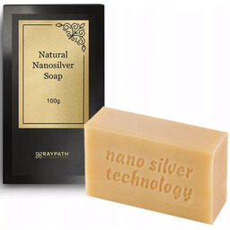 Raypath Natural, Szare mydło z nanosrebrem, 100g