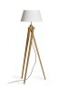 AMBITUS 46 lampa lampa podłogowa bambus tkanina kremowo