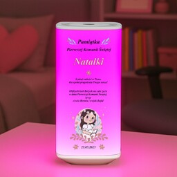 Lampka nocna LED z nadrukiem dla dziewczynki