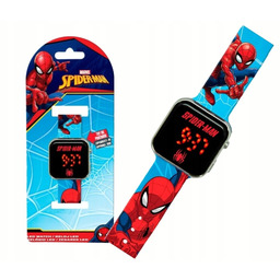 2X Zegarek Kids Euroswan Spider Man z kalendarzem