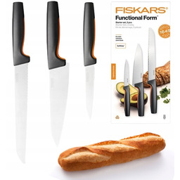 Fiskars Ff Komplet 3 Noży Kuchennych W Pudełku