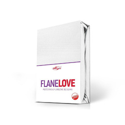 Darymex Prześcieradło flanelowe bez gumki 180x210 białe