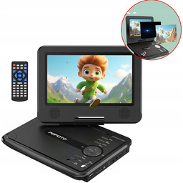 7" Przenośny Odtwarzacz DVD Z Funkcją Konsoli Gier