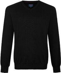 SWETER MĘSKI FF V NECK BLACK