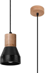 Lampa wisząca QUBIC czarna SL.0963 - Sollux Sprawdź