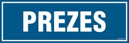 PA129 PREZES, PN - PŁYTA PCV 1MM; (150X50MM)