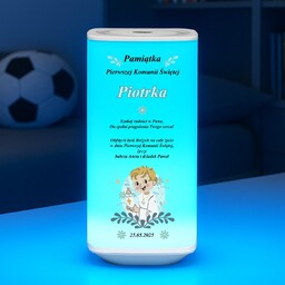 Lampka nocna LED z nadrukiem dla chłopca