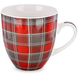 Kubek porcelanowy kratka XXL 1 l