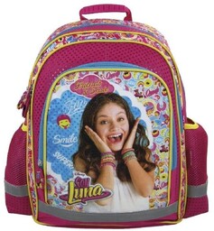 Plecak szkolny dla dziewczynki, Soy Luna, czerwony, Derform
