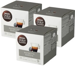 ZESTAW Kapsułki Nescafé Dolce Gusto Ristretto Barista 3x16