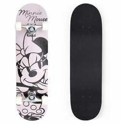 Deskorolka Drewniana Duża Minnie Grey