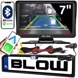 Stacja Multimedialna Bezprzewodowa Carplay 7" Wifi Kamera Cofania