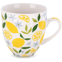 Kubek porcelanowy cytryny XXL 1 l