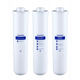 Zestaw wkładów wymiennych K5,K2,K7 do filtra wody Aquaphor