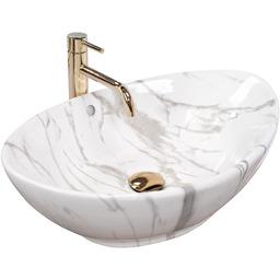 Rea Umywalka nablatowa REA Wendy Marmur
