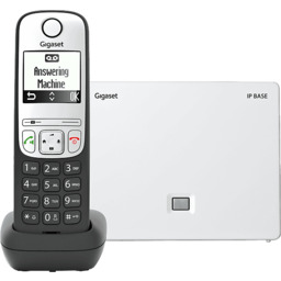 Telefon bezprzewodowy GIGASET A690A IP Base Czarno-srebrny